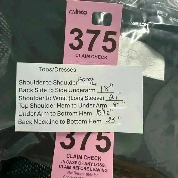 Alexis Women’s M Blouse Open Crochet Knit Long Sleeves Black Tunic Top - Picture 12 of 12